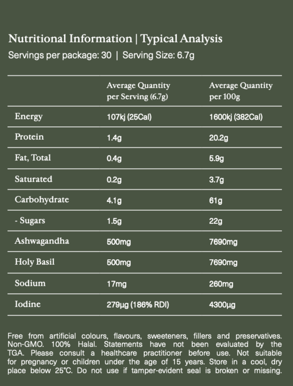 Honour Wellness Revitalise Superblend ~ Refill Pouch ♡